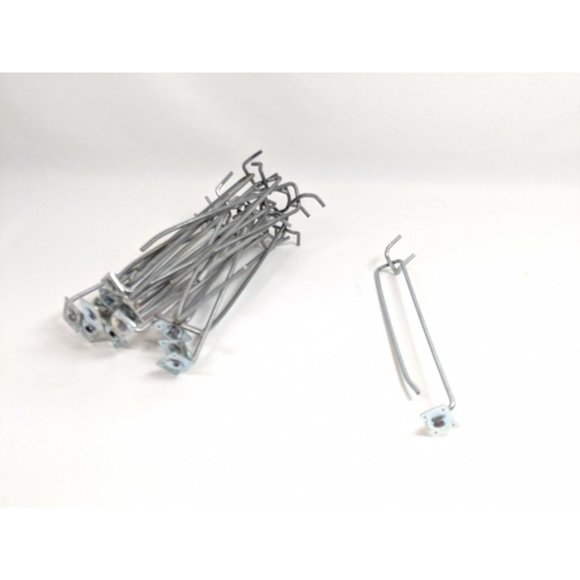 Peg Hook Display Pegs With Price Tag Holder 15 Pcs. 6" Commercial Peg Hook - Picture 1 of 6